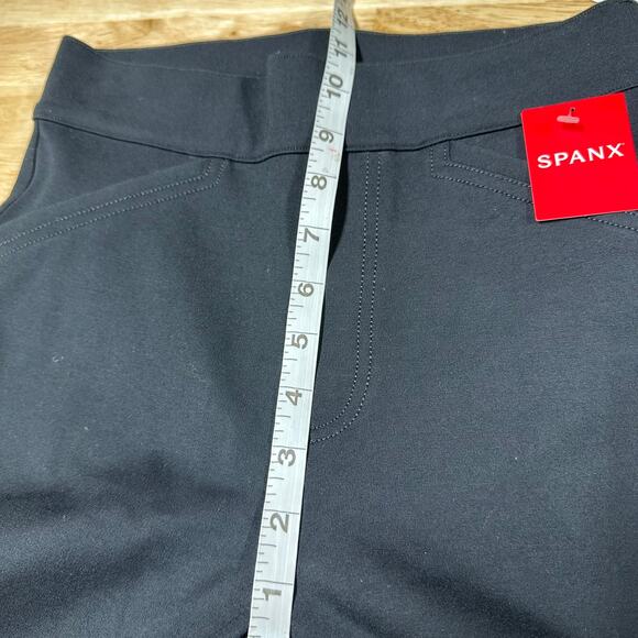 Spanx NWT The Perfect Black Pant Ankle Backseam Skinny Leggings Size XS Ponte - Picture 11 of 13